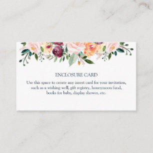 D'accompagnement Carte d'encart pour le thé