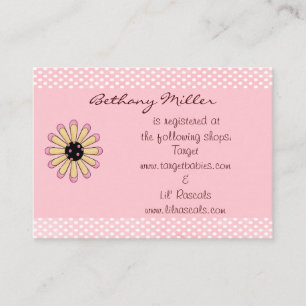 D'accompagnement Carte d'enregistrement cadeau Simply Daisey