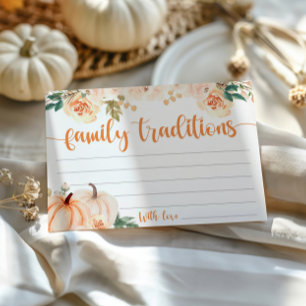 D'accompagnement Carte des traditions de la famille du petit Baby s