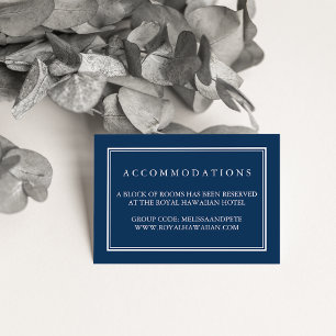 D'accompagnement Carte d'hébergement de l'hôtel Marine et White Mar