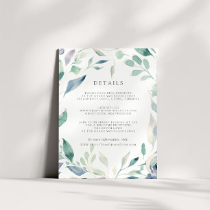 D'accompagnement Carte d'information de l'invité Mountain Meadow