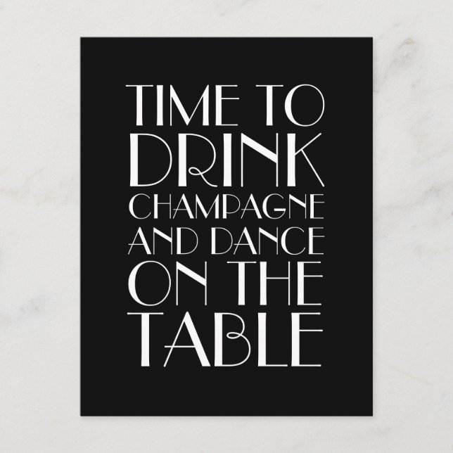 D'accompagnement Carte d'information noire et blanche des années 19 (Devant)