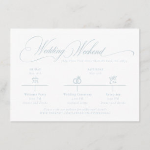 D'accompagnement Carte d'information sur le mariage au monogramme b