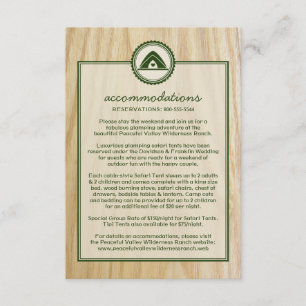 D'accompagnement Carte d'information sur le Mariage et le flambage 