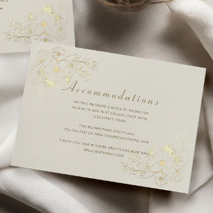 D'accompagnement Carte d'information sur l'hôtel pour mariage Ivoir
