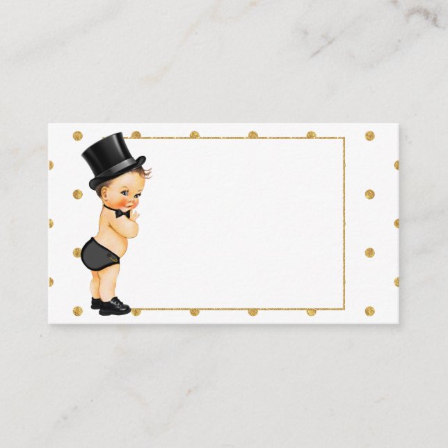 D'accompagnement Carte d'insertion de baby shower (Devant)