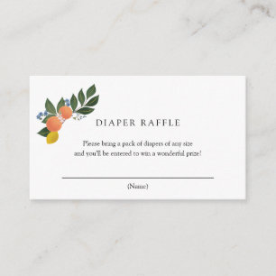 D'accompagnement Carte d'insertion de carafe de couches d'agrumes