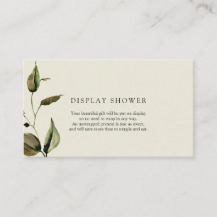 D'accompagnement Carte d'insertion de douche d'affichage Baby showe