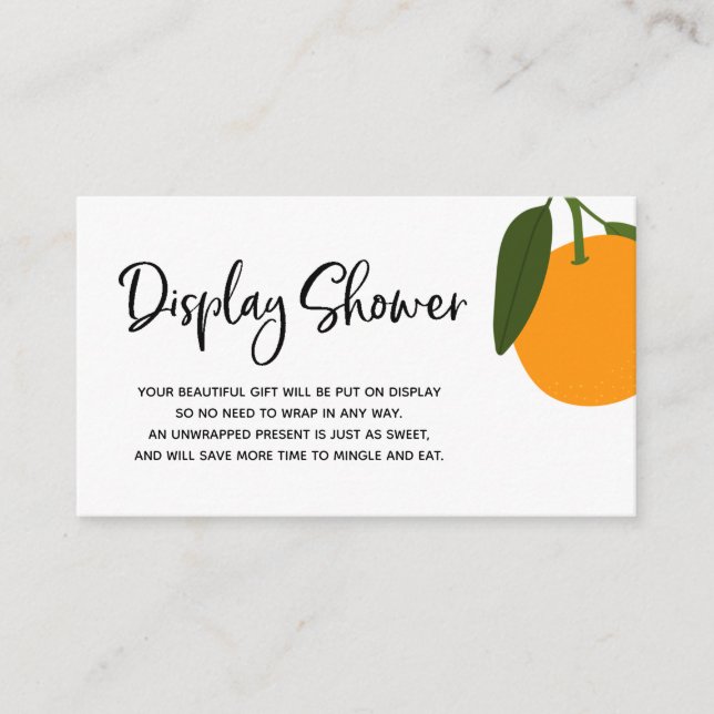 D'accompagnement Carte d'insertion de douche d'affichage Little Cut (Devant)