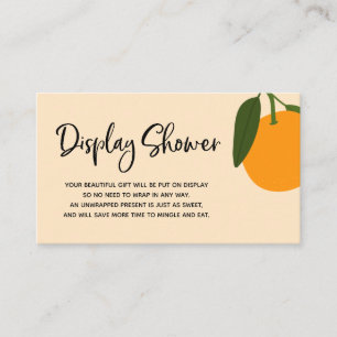 D'accompagnement Carte d'insertion de douche d'affichage Little Cut
