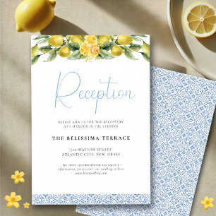 D'accompagnement Carte d'insertion de la réception La Dolce Vita