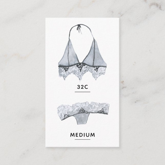 D'accompagnement Carte d'insertion de lingerie de mariage (Devant)