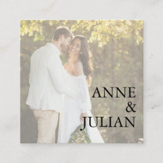 D'accompagnement Carte d'insertion de mariage avec code QR scannabl