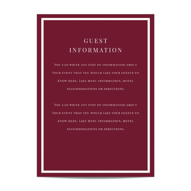 D'accompagnement Carte d'insertion de mariage Brushed Overlay (Créateur téléchargé)