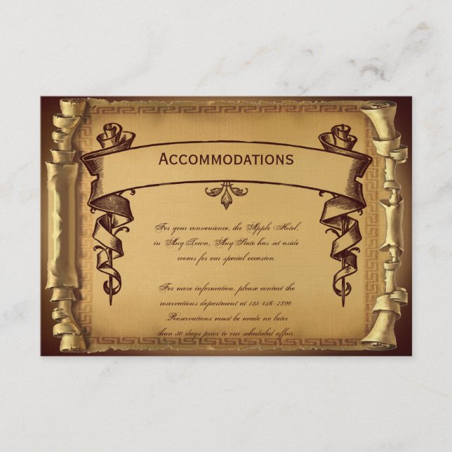 D'accompagnement Carte d'insertion de Mariage de temps (Devant)