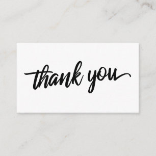 D'accompagnement Carte d'insertion de Merci de typographie de scrip