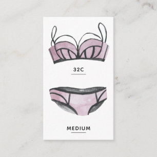 D'accompagnement Carte d'insertion de taille de lingerie nuptiale
