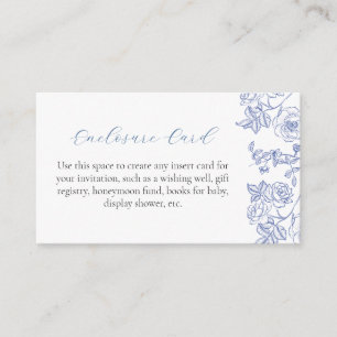 D'accompagnement Carte d'insertion florale personnalisée Quelque ch