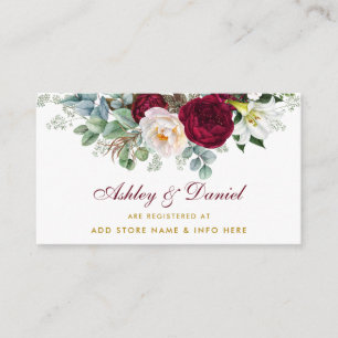 D'accompagnement Carte d'insertion Gold du registre des Mariages fl