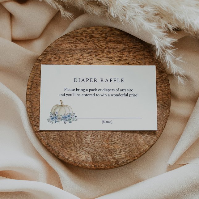 D'accompagnement Carte d'insertion Little Blue Citrouille Diaper (Créateur téléchargé)