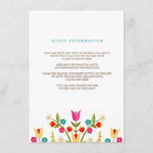 D'accompagnement Carte d'insertion Mariage Fleurs Pays
