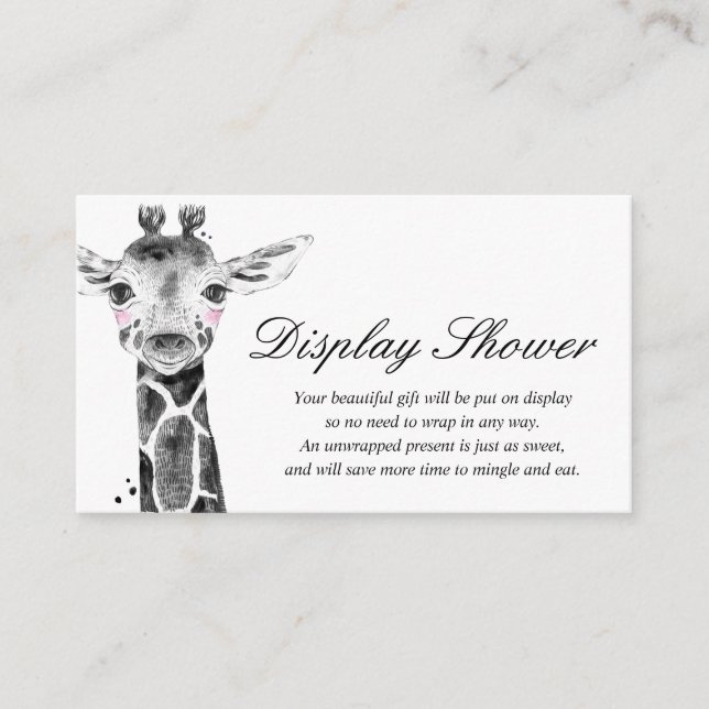 D'accompagnement Carte d'insertion pour Baby Shower (Devant)