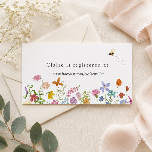 D'accompagnement Carte d'insertion pour la liste de naissance Baby