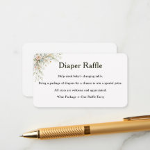 Carte d'insertion pour le tirage au sort de couche