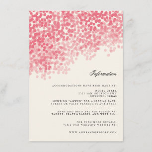 D'accompagnement Carte d'insertion pour Mariage de douche légère Ro