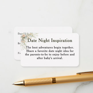 D'accompagnement Carte d'inspiration pour une soirée en amoureux Ba