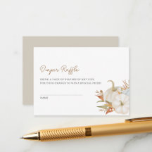 Carte d'invitation au tirage au sort de couches Li