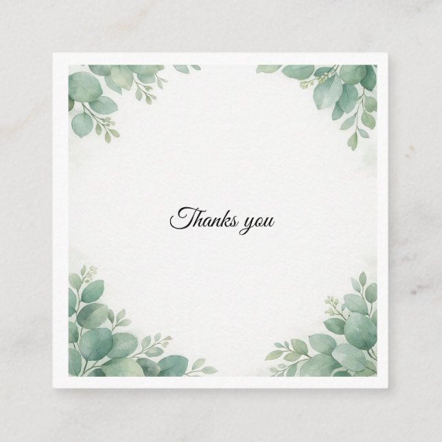 D'accompagnement Carte d'invitation de mariage 2026 Design simple e (Dos)
