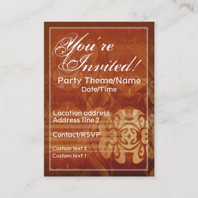 D'accompagnement Carte d'invitation Good Times (Devant)