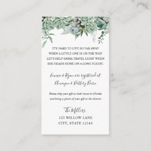 D'accompagnement Carte d'invitation pour une baby shower à distance