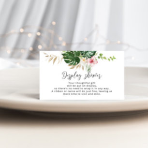 D'accompagnement Carte du boîtier de douche à affichage à fleurs tr