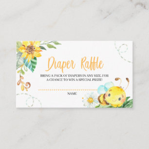D'accompagnement Carte du boîtier du Baby shower de la couche d'abe
