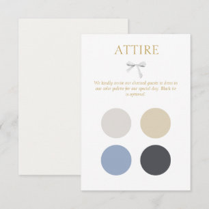 D'accompagnement Carte du boîtier du code vestimentaire du Mariage 