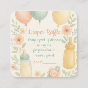 D'accompagnement Carte du boîtier du rabat du Baby shower mignon