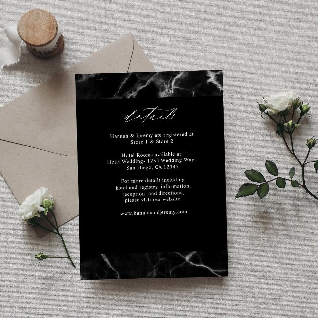 D'accompagnement Carte du boîtier LG Détails du Black Marble (Créateur téléchargé)