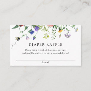 D'accompagnement Carte fleur sauvage et abeille