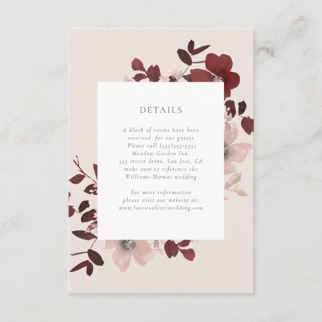 D'accompagnement Carte Garden Love Details (Devant)