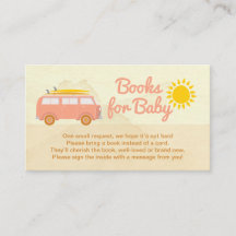 Carte Livres pour Bébé Bébé Rose à bord