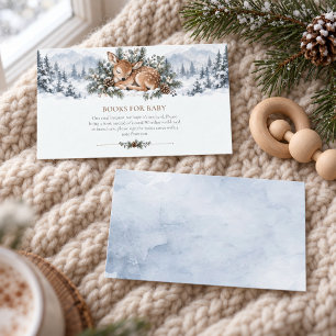 D'accompagnement Carte Livres pour Bébé Pinède Hivernale Fawn