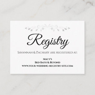 D'accompagnement Carte Mariage de registre Argent