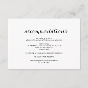 D'accompagnement Carte Mariage moderne simple et élégante