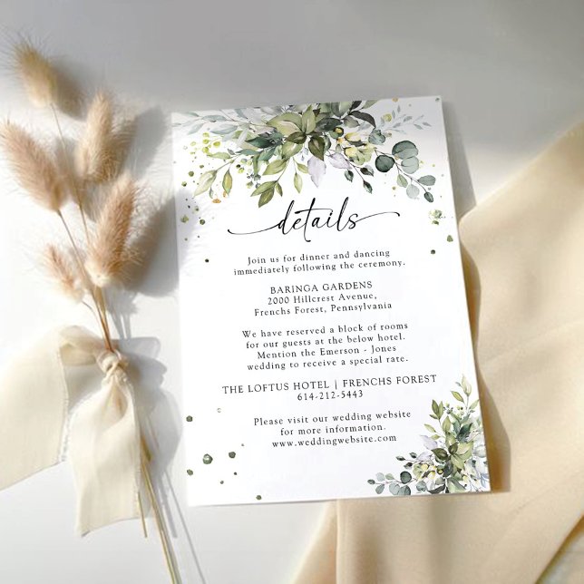 D'accompagnement Carte Mariage verdoyante (Créateur téléchargé)