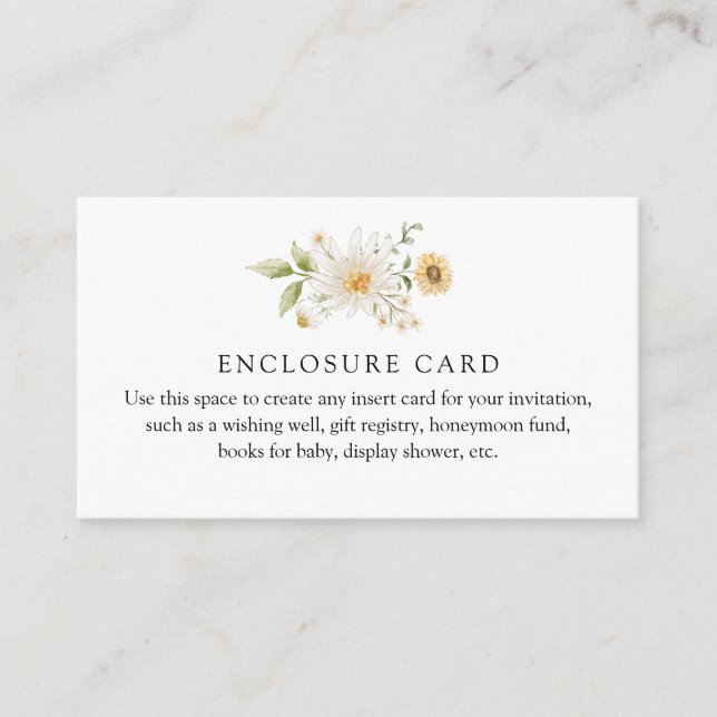 D'accompagnement Carte personnalisée d'emballage Tournesol et Margu (Devant)