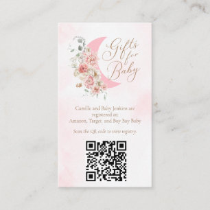 D'accompagnement Carte QR pour bébé Lune