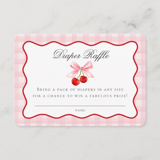 D'accompagnement Carte Raffin Chéri Coquette Rose Coquette Bow (Devant)