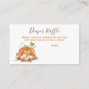 D'accompagnement Carte Raffin Citrouille Rustique Automne Automne